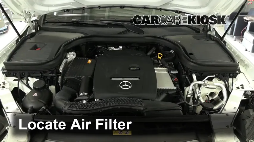 2018 Mercedes-Benz GLC300 4Matic 2.0L 4 Cyl. Turbo Air Filter (Engine) Replace